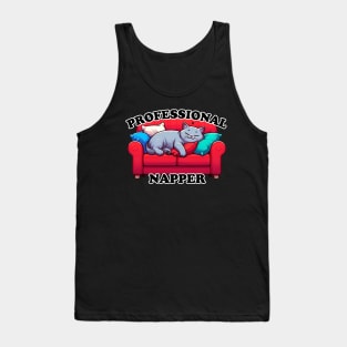 Snooze Expert: Catnap Connoisseur Tank Top